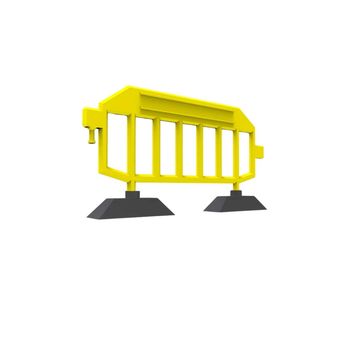 Valla de seguridad plástica